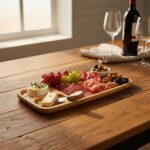 Platou din bambus pentru prezentare si servire Grunberg GR6357, 39 x 16 x 2 cm - imagine 3