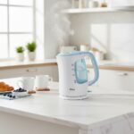 Fierbator electric Zilan ZLN-1673 Wasserkocher, 2200 W, 2.5 L, filtru, albastru - imagine 2