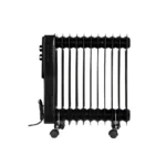 Calorifer electric Floria ZLN3666, 2500 W, 11 elementi, termostat reglabil, negru - imagine 2