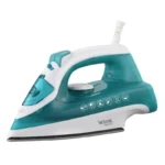 Fier de calcat Victronic VC3264, 2200W , talpa placata cu ceramica, alb/verde