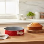 Tava tort cu margine detasabila Voltz V5-1223-RB26, 26 x 6.8 cm, marmorata, rosu - imagine 4