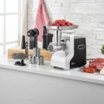 Masina de tocat carne multifunctionala Zilan ZLN0126, 2100 W, Negru/Gri, 3 viteze - imagine 5