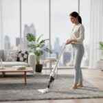 Aspirator vertical Floria ZLN8192, 800 W, 2 in 1, fara sac, alb - imagine 8