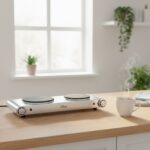 Plita electrica inox Zilan ZLN-0542, 2250 W, 2 ochiuri, 58 x 33 cm - imagine 2