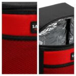 Geanta frigorifica Sannea CB203, 9.5 litri, 28 x 16 x 21 cm, rosu - imagine 3