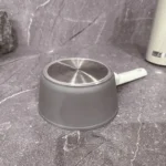 Cratita aluminiu forjat pentru sos Berlinger Haus BH-7065N, 16x7 cm, 1.2 litri, interior marmorat, gri mat - imagine 3