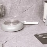 Tigaie aluminiu forjat Berlinger Haus BH-7063N, 24x4.8cm, 1.7 litri, interior marmorat, gri mat - imagine 2